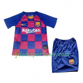 Koszulka FC Barcelona Dziecięcy Domowe Koszulki Piłkarskie 2019-2020 Krótki Rękaw